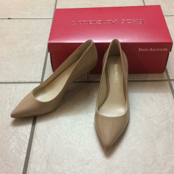 Enzo Angiolini Shoes - NWOT Nude Heels